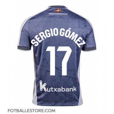 Real Sociedad Sergio Gomez #17 Bortedrakt 2025-26 Kortermet Real Sociedad Sergio Gomez #17 Bortedrakt 2025-26 Kortermet